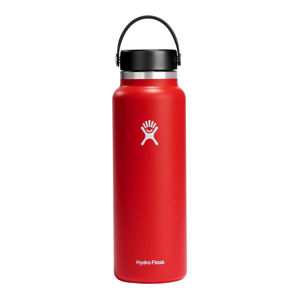 Hydro Flask Wide Mouth 40 oz Insulated Stainless Steel Water Bottle with Screw Cap