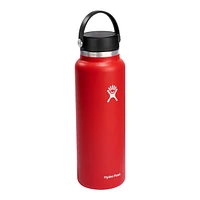 Hydro Flask Wide Mouth 40 oz Insulated Stainless Steel Water Bottle with Screw Cap