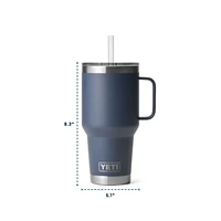 YETI Rambler® oz Mug with Straw Lid