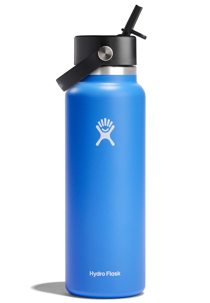 Hydro Flask 40oz Wide Mouth with Flex Straw Cap