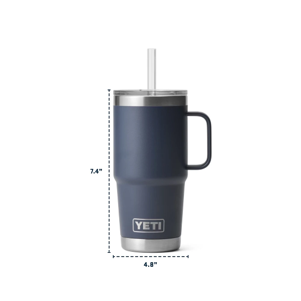 YETI Rambler® 25 oz Mug with Straw Lid