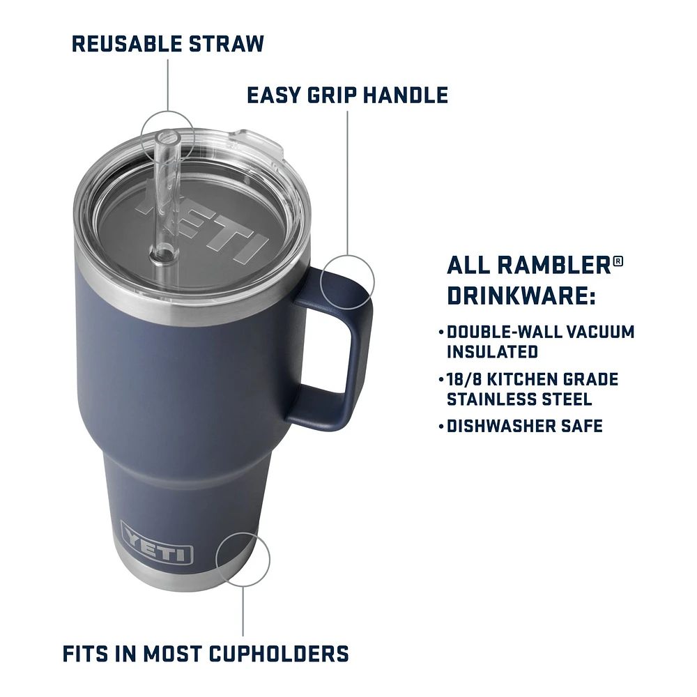 YETI Rambler® 35 oz Mug with Straw Lid