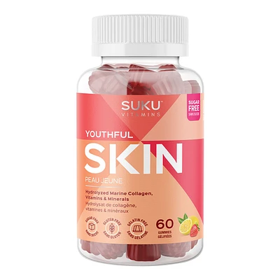 Suku Youthful Skin Gummies - 60 Counts