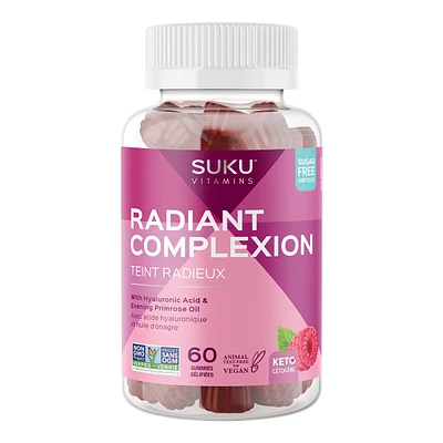 Suku Radiant Complexion Vitamin Gummies - 60 Counts