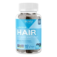 Suku Luscious Hair Gummies - 60 Counts