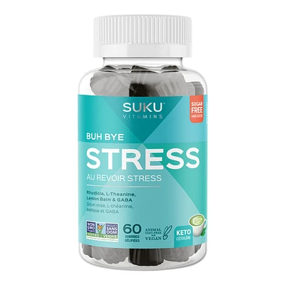 Suku Buh Bye Stress Vitamin Gummies - 60 Counts