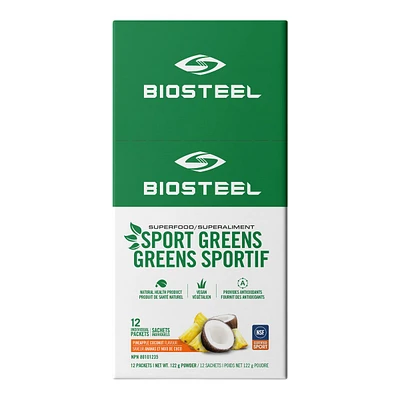 BioSteel Sport Green On The Go Stick Packs - Pineapple