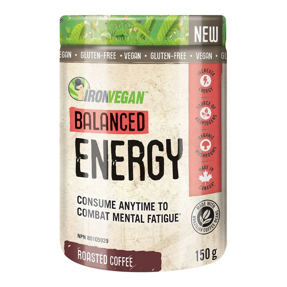 Iron Vegan Balanced Energy Roasted Coffee 150g