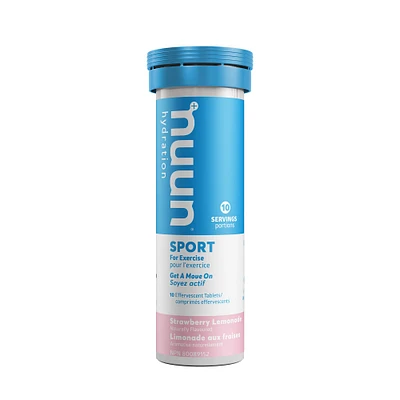 Nuun Sport Strawberry Lemonade Electrolyte Drink Tablets