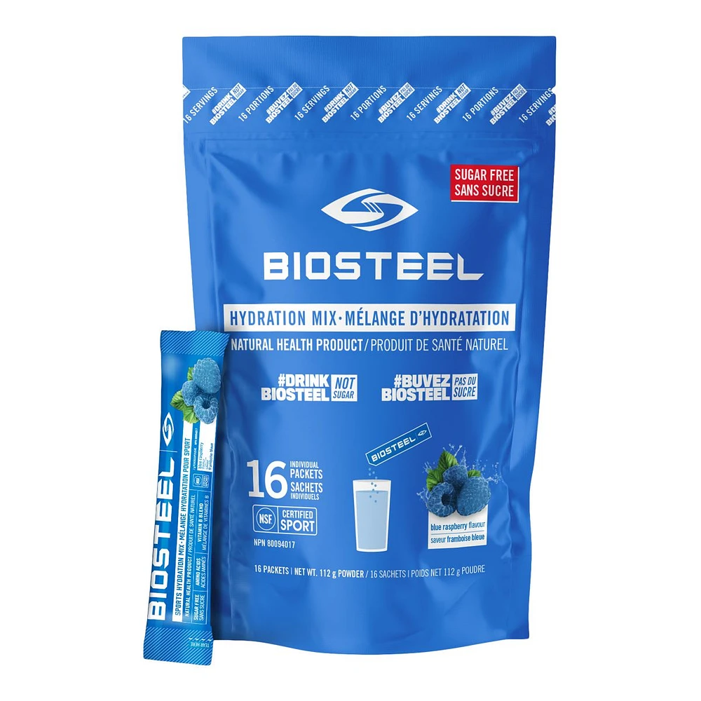 BioSteel Hydration Mix 16 Count Bag