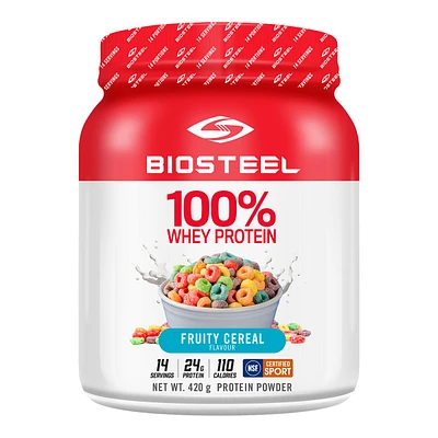 BioSteel Fruity Cereal 100% Whey Protein Powder 420g 