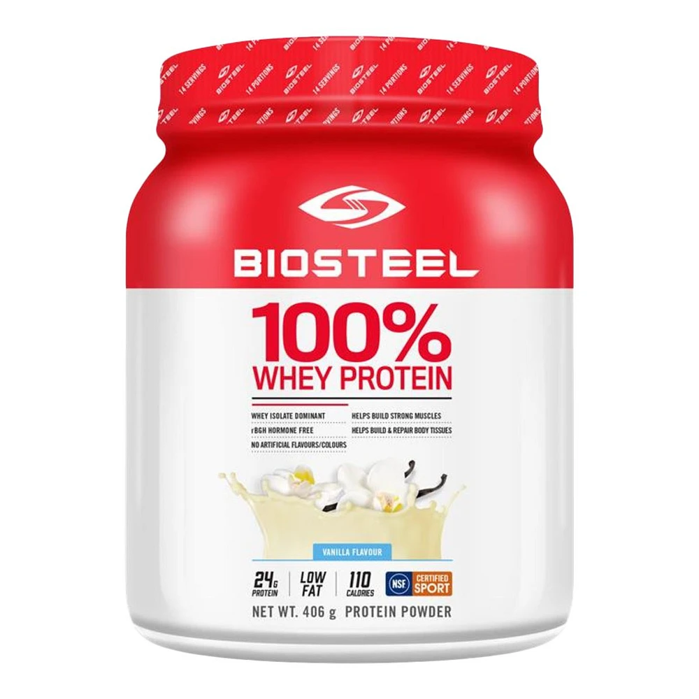 BioSteel Vanilla 100% Whey Protein Powder 420g 