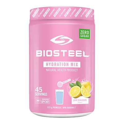 BioSteel Lemon High Performance Sports Hydration Mix Tub Powder 315g