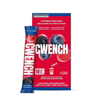 Cwench Sports Hydration Mix 10 Count Box