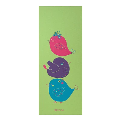 Gaiam Kids' Birdsong Lightweight 60" 3mm Yoga Mat