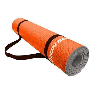 Iron Body Fitness Two Tone 68" 6mm Yoga Mat