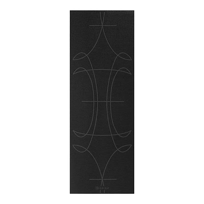 Gaiam Premium Alignment Lightweight 68" 6mm Yoga Mat