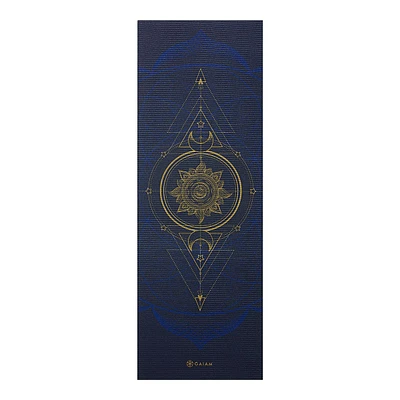 Gaiam 6mm Reversible Print Yoga Mat