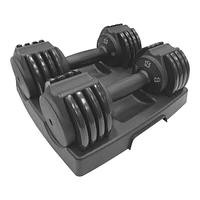 Iron Body Fitness Adjustable 25 lbs Dumbbells Set - Pair