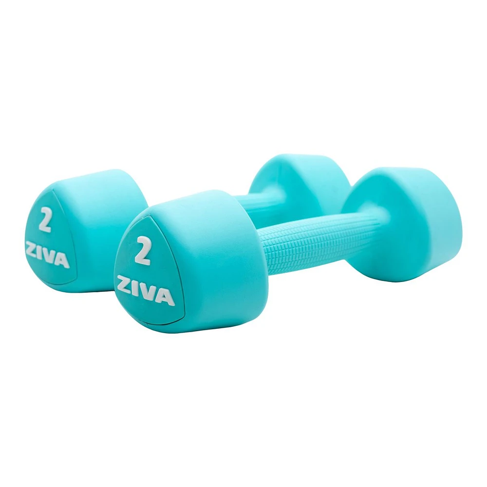 Ziva Chic RPU lb Tribell Dumbbell Set