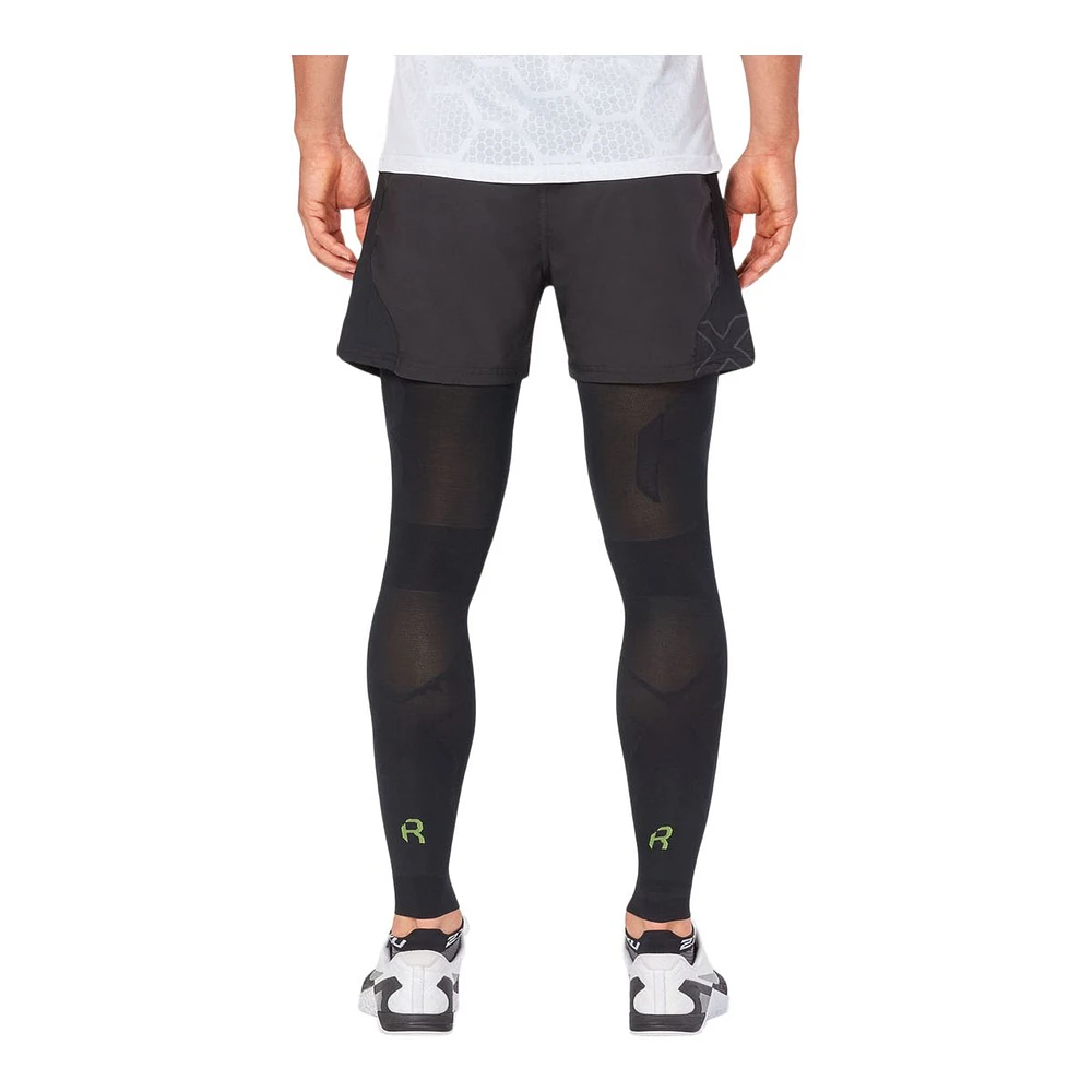 Black 2XU Recovery Flex Leg Sleeves