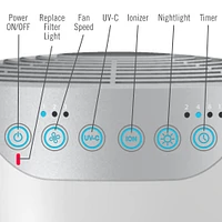 HoMedics TotalClean UV-C 5-IN-1 Medium Room Air Purifier