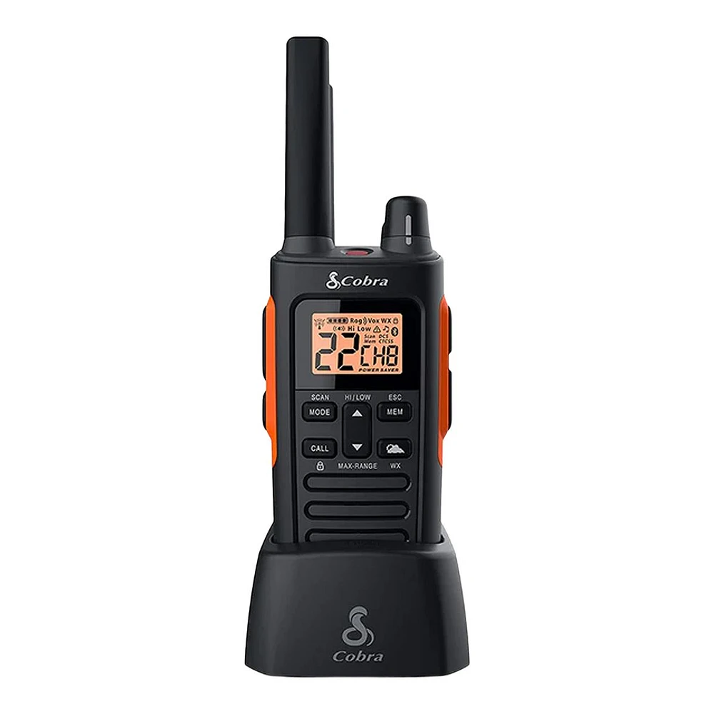 Cobra 40-Mile Range Rugged Two-Way Radio, 2 Pack