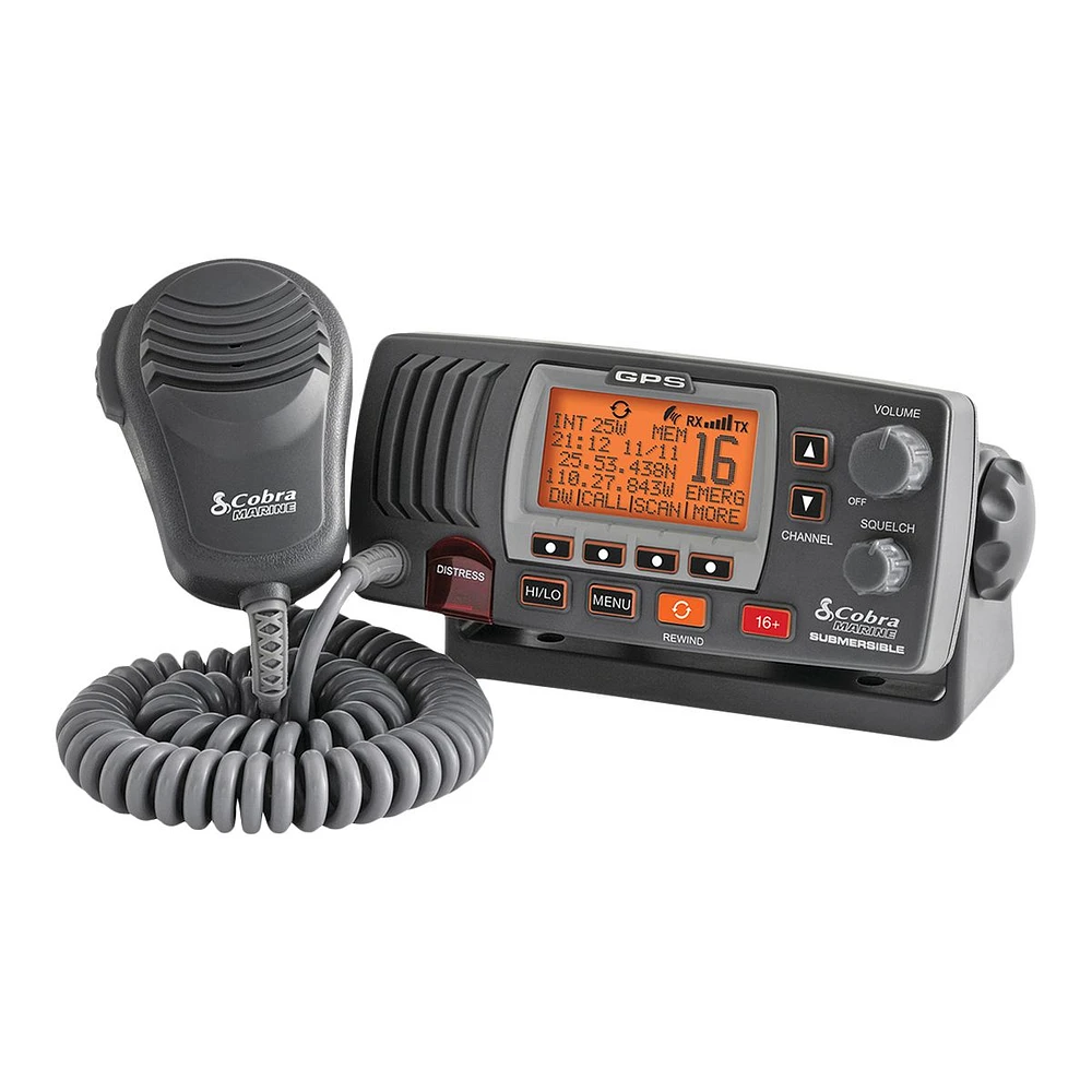 Cobra 25 Watt Fix Mount Marine Two - Way Radio