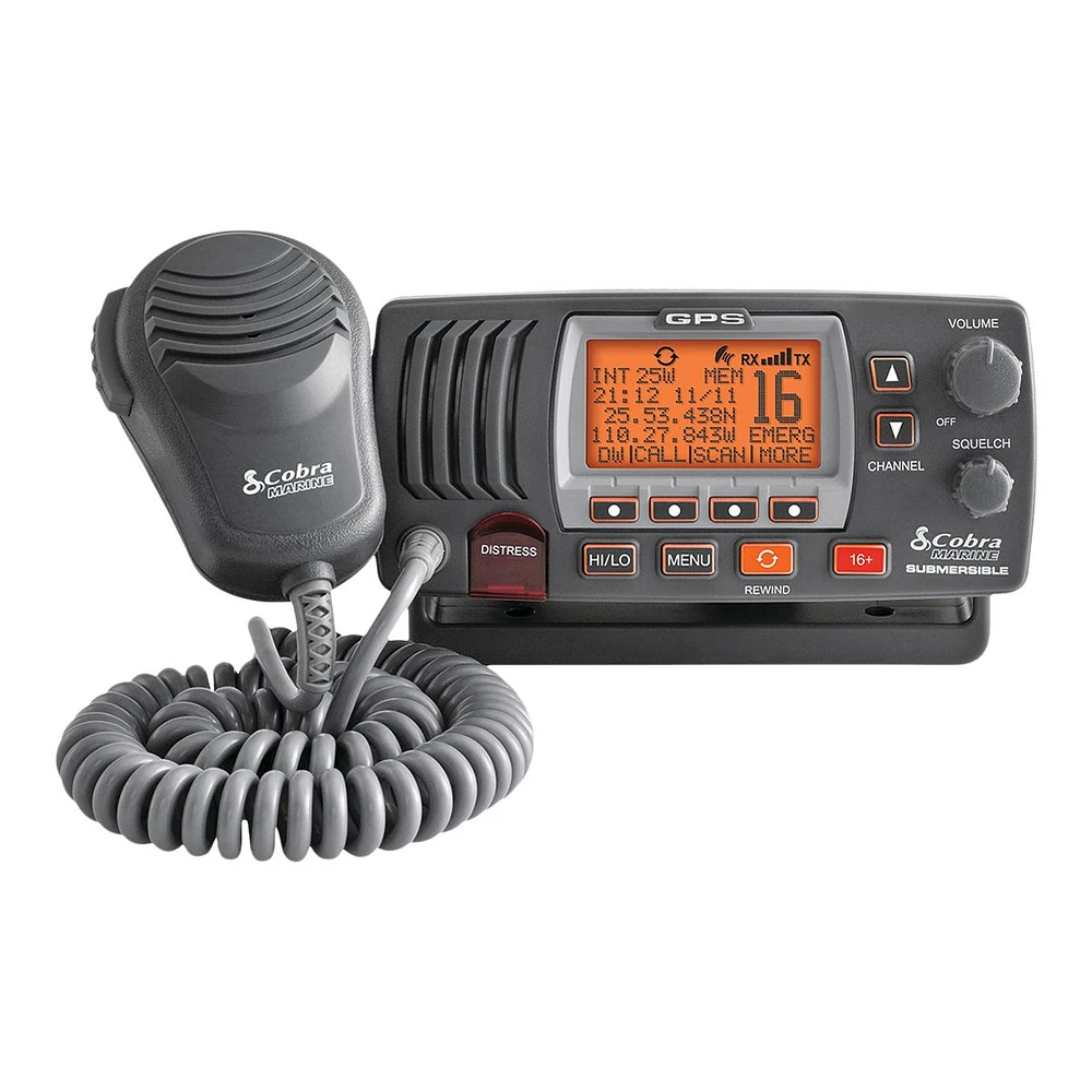 Cobra 25 Watt Fix Mount Marine Two - Way Radio