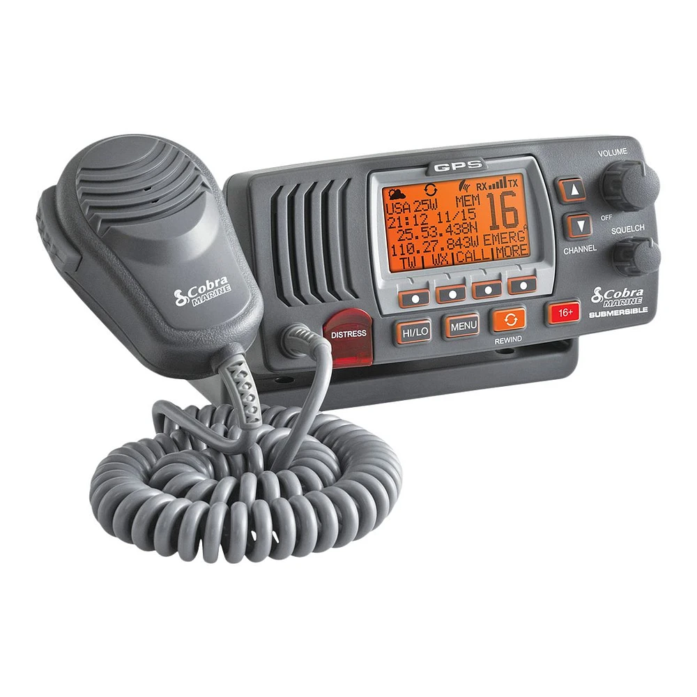 Cobra 25 Watt Fix Mount Marine Two - Way Radio