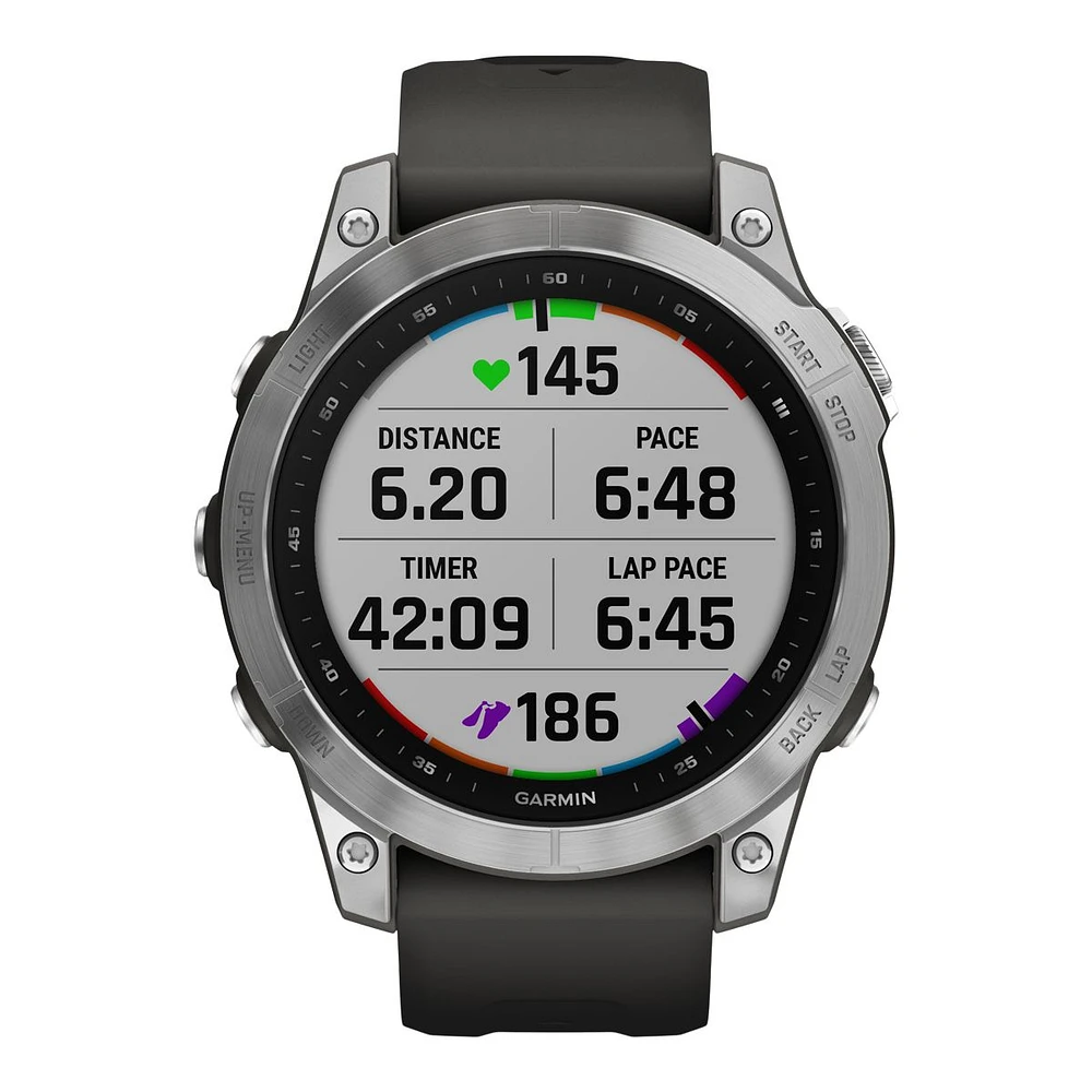 Garmin Fēnix® 7 Standard Edition Fitness Watch, 33.02mm, Workout, Heart Rate Monitor