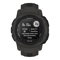 Garmin Instinct® 2S Solar Fitness Watch, 27.94mm, Running, Heart Rate Monitor