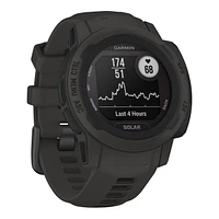 Garmin Instinct® 2S Solar Fitness Watch, 27.94mm, Running, Heart Rate Monitor