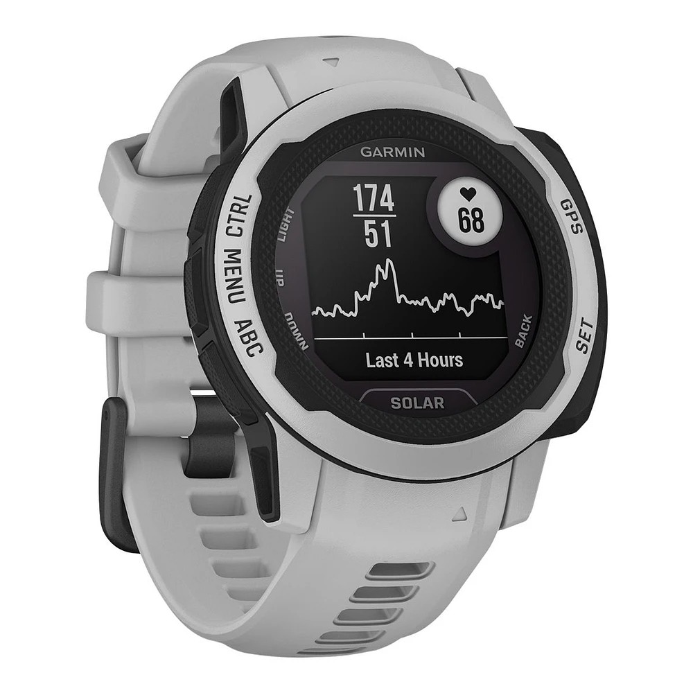 Garmin Instinct® 2S Solar Fitness Watch, 27.94mm, Running, Heart Rate Monitor