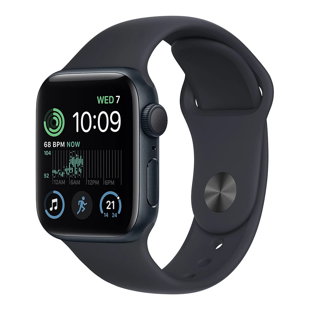 Apple Watch SE 2nd Gen (GPS) 40mm Midnight with Midnight Sport Loop