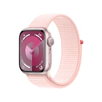 Apple Watch Series 9 (GPS) 41mm Pink with Light Pink Sport Loop