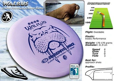 Daredevil Walrus Mid-Range Elastic Performance Driver Disc