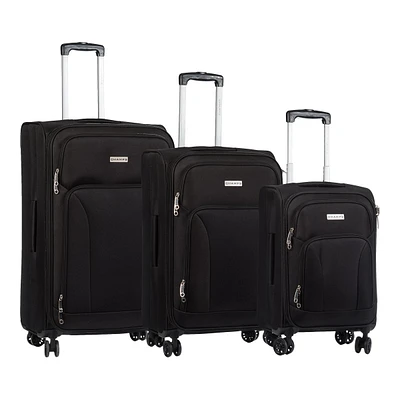 Champs Travelers 3 Piece Softcase Luggage Set