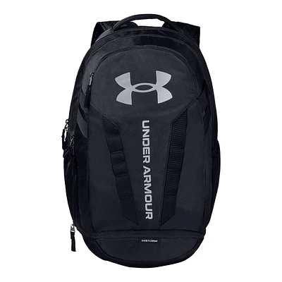 Under Armour Unisex Hustle 4.0 School/Gym Backpack, 26 L, Water Resistant, Laptop Sleeve