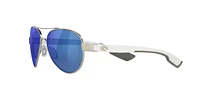 Costa Unisex Loreto Aviator Polarized Sunglasses