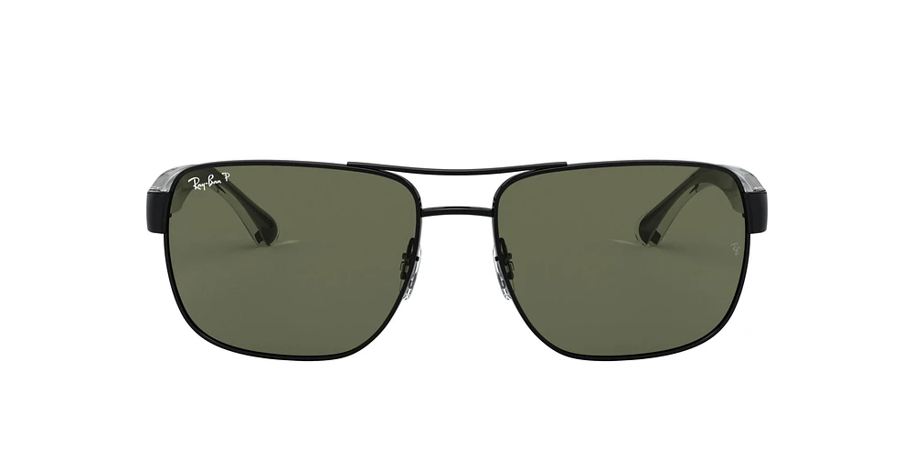 Ray Ban Men's/Women's 3530 Square Sunglasses, Polarized