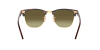 Ray Ban Men's/Women's Clubmaster Browline Sunglasses, Gradient