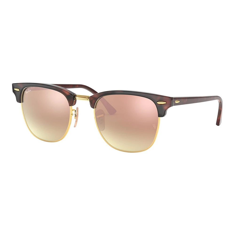 Ray Ban Men's/Women's Clubmaster Browline Sunglasses, Gradient