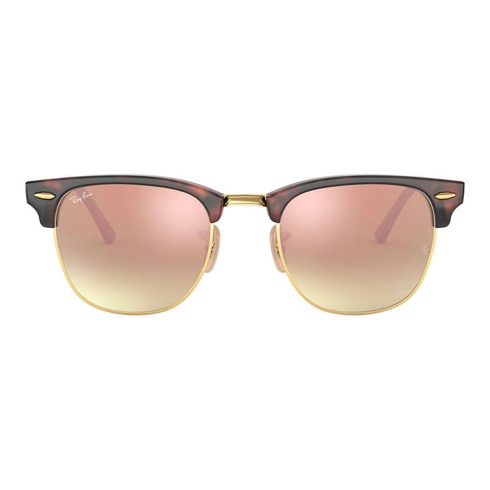 Ray Ban Men's/Women's Clubmaster Browline Sunglasses, Gradient