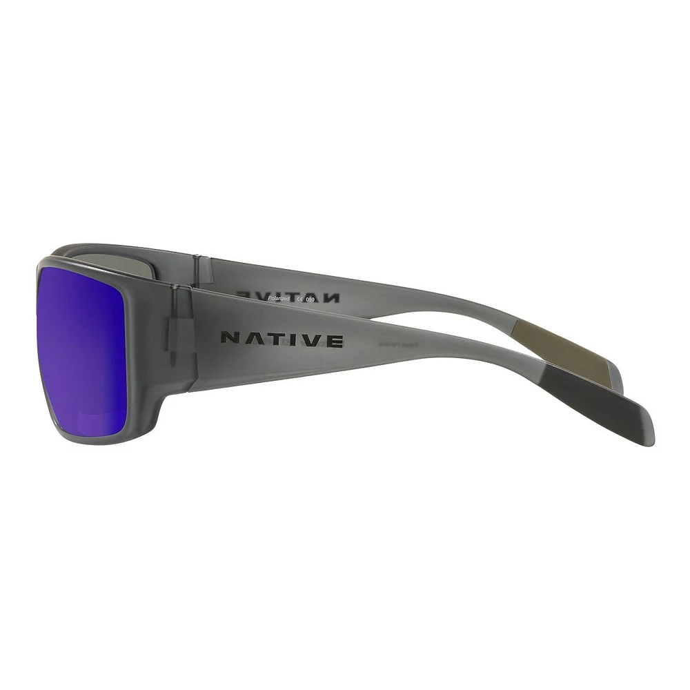 Native Men's/Women's Sightcaster Wrap Sunglasses, Polarized