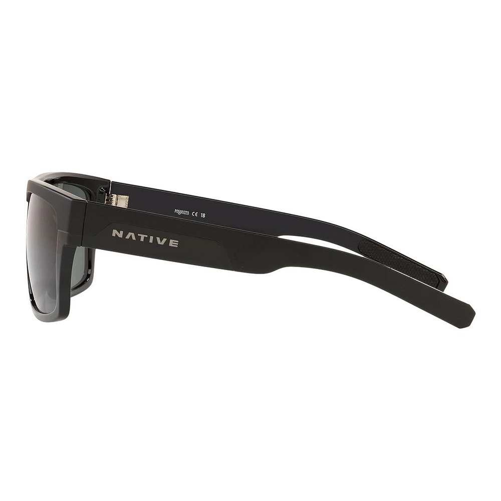 Native Men's/Women's El Jefe Square Sunglasses, Polarized