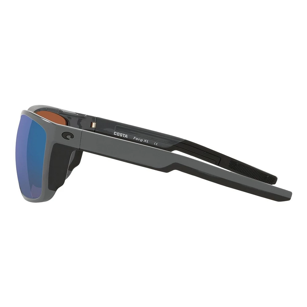 Costa Men's/Women's Ferg XL Rectangular Sunglasses, Polarized