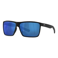 Costa Men's/Women's Rincon Rectangular Sunglasses, Polarized