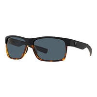 Costa Men's/Women's Half Moon Rectangular Sunglasses