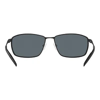 Costa Men's/Women's Turret Rectangular Sunglasses, Polarized